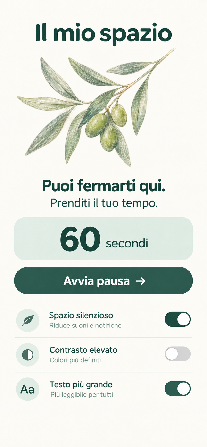 Il mio spazio
