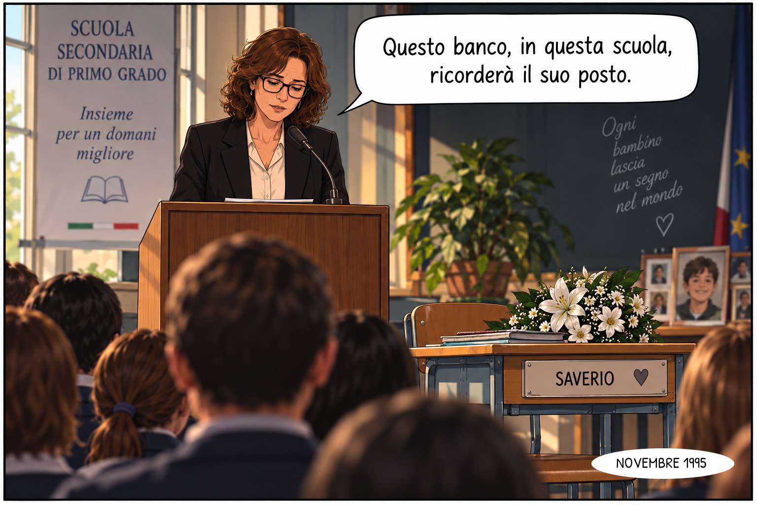 Nuova scena, vignetta 1 di Noi siamo liberi