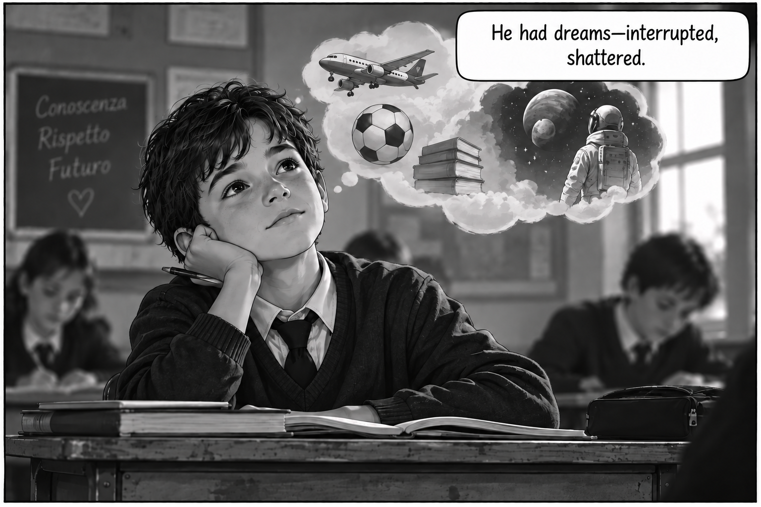 New scene, panel 3 from We Are Free
