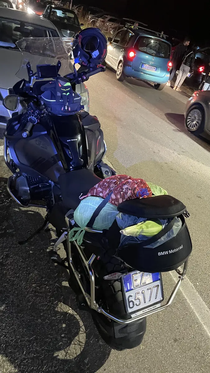 Il viaggio in moto — tappa 01